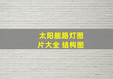 太阳能路灯图片大全 结构图